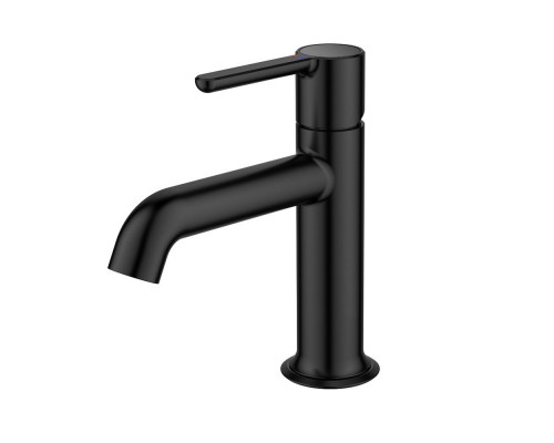 Смеситель для раковины без донного клапана CEZARES ECO-LS-NOP-W0 чёрный матовый