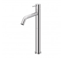 Смеситель для накладной раковины однорычажный с тонкой ручкой без донного клапана CEZARES LEAF-LC2-L-01-W0