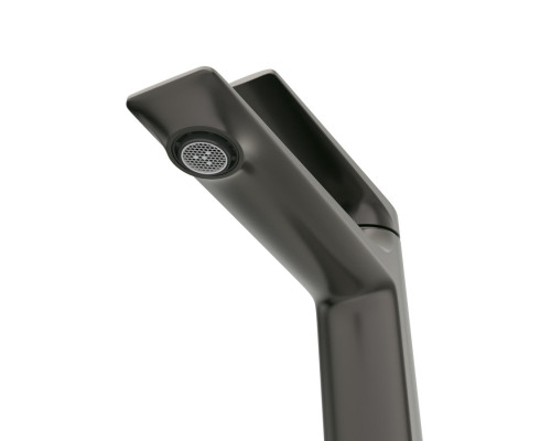 Cмеситель для накладной раковины Cezares LINER-LS-GM-W0 оружейная сталь, без донного клапана