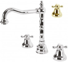 Смеситель для раковины на три отверстия CEZARES GOLF-BLS2-03/24