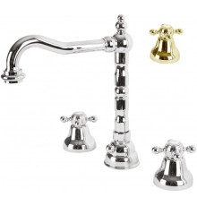 Смеситель для раковины на три отверстия CEZARES GOLF-BLS2-03/24