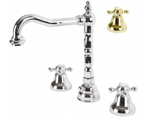 Смеситель для раковины на три отверстия CEZARES GOLF-BLS2-03/24