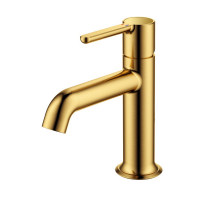 Смеситель для раковины без донного клапана CEZARES ECO-LS-BORO-W0 брашированное золото