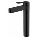 Смеситель для накладных раковин без донного клапана, нержавеющая сталь BelBagno DELTA DEL-LMC-NERO чёрный матовый Смеситель для накладных раковин без донного клапана, нержавеющая сталь BelBagno DELTA DEL-LMC-NERO чёрный матовый