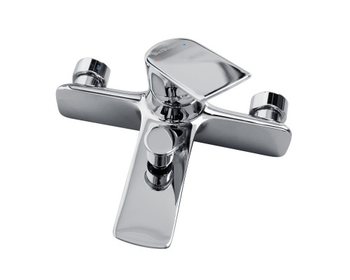 Смеситель для ванны и душа в комплекте с ручным душем, шлангом и держателем BelBagno MARINO-VASM-CRM