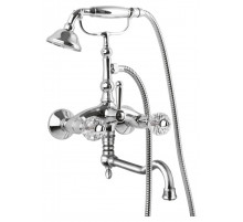 Смеситель для ванны с повортным изливом и ручным душем CEZARES ATLANTIS-VDF2-01-Sw/M