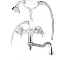 Смеситель для ванны с поворотным изливом с ручным душем, шлангом 150 см CEZARES LORD-VDF-01-Bi
