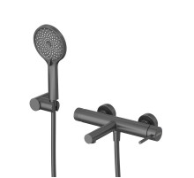 Смеситель для ванны и душа в комплекте с ручным душем, шлангом и держателем CEZARES RELAX-VD-NOP