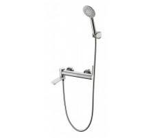 Смеситель для ванны и душа с поворотным изливом, держателем и ручным душем BelBagno ETNA ETN-SET-VDH-IN