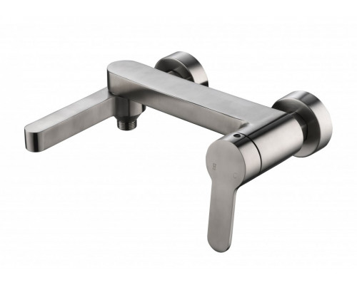 Смеситель для ванны с поворотным изливом, нержавеющая сталь BelBagno DELTA DEL-VASM-IN