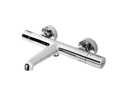 Смеситель для ванны и душа в комплекте с ручным душем, шлангом и держателем BelBagno UNO-VASM/DFS-CRM