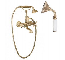 Смеситель для ванны с ручным душем, шлангом 150 см CEZARES NOSTALGIA-VD-02-Bi