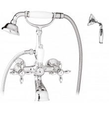 Смеситель для ванны с поворотным изливом с ручным душем, шлангом 150 см CEZARES NOSTALGIA-VD-01-M
