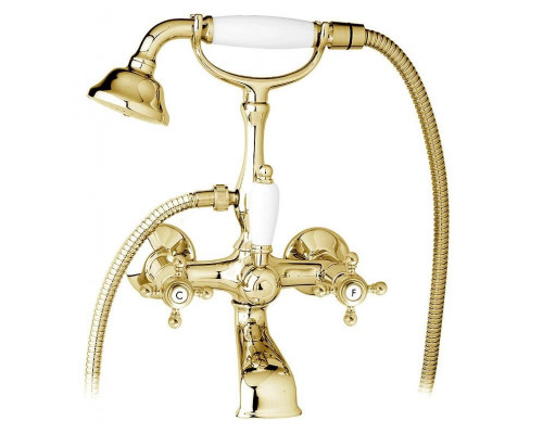 Смеситель для ванны с ручным душем, шлангом 150 см CEZARES GOLF-VD-03/24-Bi
