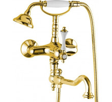 Смеситель для ванны с ручным душем и поворотным изливом CEZARES MARGOT-VDFM2-03/24-Bi