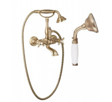 Смеситель для ванны с ручным душем, шлангом 150 см CEZARES GOLF-VD-02-Bi