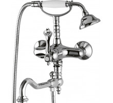 Смеситель для ванны с ручным душем и поворотным изливом CEZARES MARGOT-VDFM2-01-M