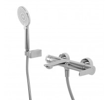 Смеситель для ванны и душа в комплекте с ручным душем, шлангом и держателем CEZARES LUX-VD-01