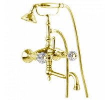 Смеситель для ванны с повортным изливом и ручным душем CEZARES ATLANTIS-VDF2-03/24-Sw/M