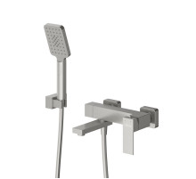 Смеситель для ванны и душа в комплекте с ручным душем, шлангом и держателем CEZARES SLIDER-VD-IN