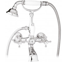 Смеситель для ванны с ручным душем, шлангом 150 см CEZARES GOLF-VD-01-Bi