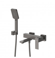 Смеситель для ванны и душа в комплекте с ручным душем, шлангом и держателем CEZARES SLIDER-VD-GM