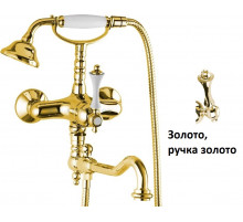 Смеситель для ванны с ручным душем и поворотным изливом CEZARES MARGOT-VDFM2-03/24-M