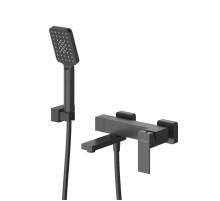 Смеситель для ванны и душа в комплекте с ручным душем, шлангом и держателем CEZARES SLIDER-VD-NOP