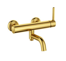 Смеситель для ванны и душа CEZARES ECO-VD-BORO брашированное золото