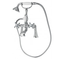 Смеситель на борт ванны с ручным душем, шлангом 150 см CEZARES GOLF-PBV-01-Bi