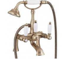 Смеситель на борт ванны с ручным душем CEZARES FIRST-PBV-02-Bi