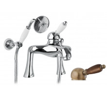 Смеситель на борт ванны с ручным душем CEZARES ELITE-PBVM-02-Nc