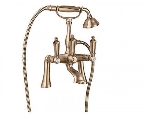 Смеситель на борт ванны с ручным душем CEZARES FIRST-PBV-02-M