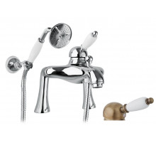 Смеситель на борт ванны с ручным душем CEZARES ELITE-PBVM-02-Bi