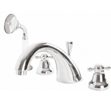 Смеситель на борт ванны с ручным выдвижным душем CEZARES GOLF-BVD-01