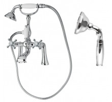 Смеситель на борт ванны с ручным душем, шлангом 150 см CEZARES GOLF-PBV-01-M