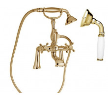 Смеситель на борт ванны с ручным душем, шлангом 150 см CEZARES GOLF-PBV-03/24-Bi