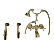 Смеситель на борт ванны с ручным душем, шлангом 150 см CEZARES GOLF-PBV-02-Bi