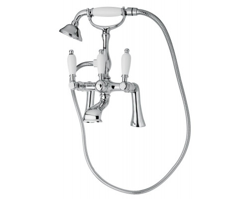 Смеситель на борт ванны с ручным душем CEZARES FIRST-PBV-01-Bi