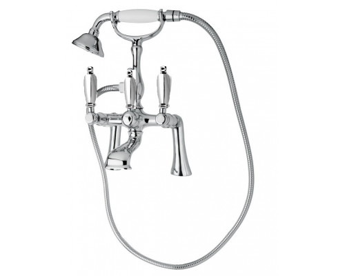 Смеситель на борт ванны с ручным душем CEZARES FIRST-PBV-01-M