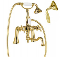 Смеситель на борт ванны с ручным душем, шлангом 150 см CEZARES GOLF-PBV2-03/24-M