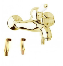 Смеситель на борт ванны с ручным душем CEZARES ELITE-PBVM-03/24-Bi