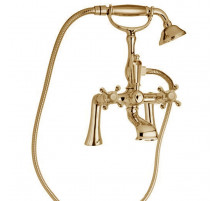 Смеситель на борт ванны с ручным душем, шлангом 150 см CEZARES GOLF-PBV-03/24-M