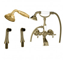 Смеситель на борт ванны с ручным душем шлангом 150см CEZARES GOLF-PBV-02-M