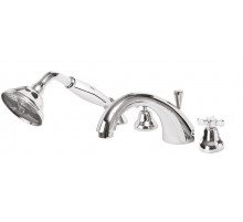 Смеситель на борт ванны с ручным выдвижным душем CEZARES LORD-BVD-01-M