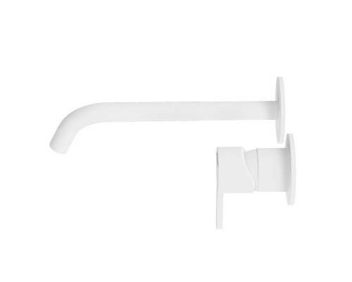 Смеситель для раковины встраиваемый CEZARES LEAF-BLI2-BIO белый матовый