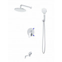 Душевой комплект встраиваемый с изливом BelBagno MARINO-VDSET-CRM