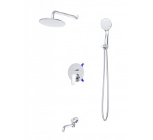 Душевой комплект встраиваемый с изливом BelBagno MARINO-VDSET-CRM