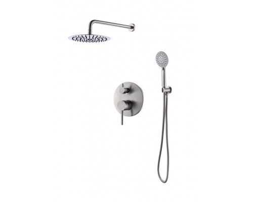 Душевой комплект со встраиваемым смесителем BelBagno ETNA-SET-DDS-IN сатин