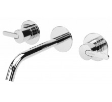 Смеситель для раковины встраиваемый CEZARES LEAF-BLI3L-01-W0